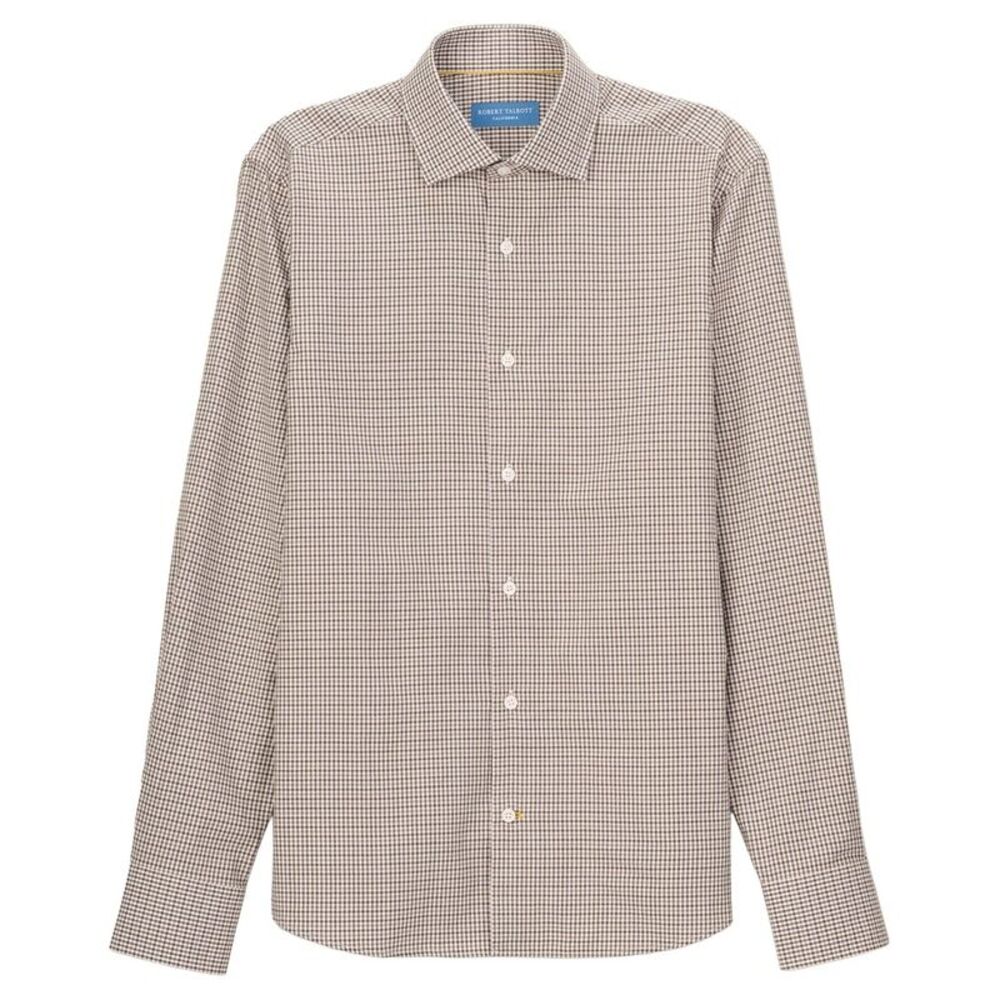 Robert Talbott Mens  Reynolds Ultra Light Weight Brushed Shirt
